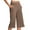 Brown, variant on Bloomae Capri Pants for Women Stretch High Waisted Crop Office Work Cropped Pants Summer Casual Capris Slacks Yoga Dress Pant Brown L