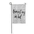 thumbnail image 1 of JSDART Abstract Namaste in Lettering Phrase Modern Brush and Alphabet Garden Flag Decorative Flag House Banner 12x18 inch, 1 of 1