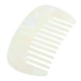 thumbnail image 1 of Peine para el cabello Unique Bargains dientes anchos antiestático tamaño de bolsillo blanco, 1 of 7