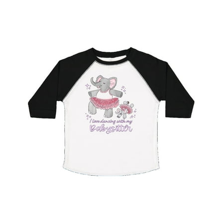 

Inktastic I Love Dancing With My Babysitter Gift Toddler Boy or Toddler Girl T-Shirt