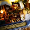 thumbnail image 3 of Maison de poupée miniature en boîte faite à la main, thème du bon vieux temps (promenade en hiver), 3 of 4