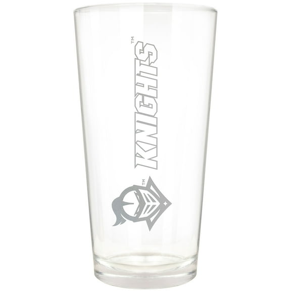 UCF Knights Etched 16oz. Vertical Rally Cry Pint Glass