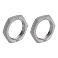 thumbnail image 1 of 2 Pcs Cast Pipe Fitting Hex Locknut, 304 Stainless Steel Hex Lock Nut 1 1/4" Female Thread (DN32), 1 of 5