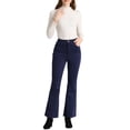 thumbnail image 2 of Allegra K Women's Vintage Corduroy Flare Pants Elastic High Waist Stretchy Bell Bottom Trousers, 2 of 6