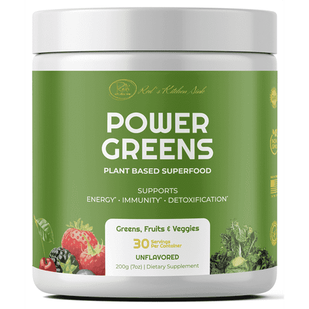 Power Greens Plant Based Superfood Green Powder - 7oz