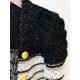 thumbnail image 4 of HIGH STREET New2024 Otoño Invierno Diseñador Chaqueta Mujer Clásico Botones León Bloque Color Rayas Suave Cálido Punto Cárdigan Abrigo, 4 of 5