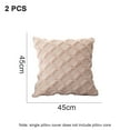 thumbnail image 2 of 2 pcs Sofa cushion cover diamond plaid plush cushion cover, 2 of 5