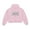 Pink, variant on XIAONU Mens Hoodies Retro Letter Print Long-Sleeve Hooded Zip-Up Jacket Short Loose Trendy Hooded Sweatshirt