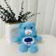 thumbnail image 3 of MINISO - Oso de peluche arcoíris para dormir, juguete para niña, oso de peluche rosa colorido, regalo de cumpleaños, 27 cm, 3 of 5