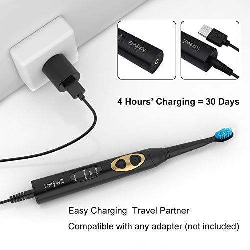 fairywill toothbrush not charging
