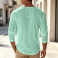 thumbnail image 3 of Men's Long Sleeve Shirts V Neck Solid Color Fashion Summer Shirts Loose Soft Comfort Casual Tee Shirts Basic Pullover Tops 2026, 3 of 6