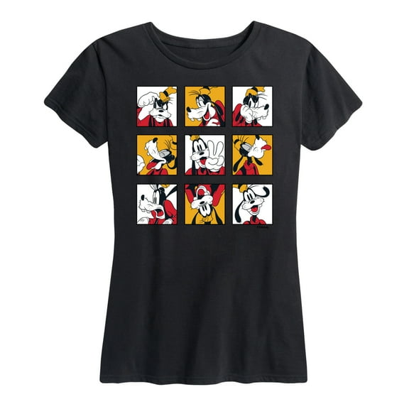 Mickey & Friends - Goofy Grid - Women's Short Sleeve Graphic T-Shirt