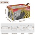 thumbnail image 7 of Yayeee Foldable Storage Basket for Shelves with Handles Waterproof Cloth Bins, Abstract Boat, 7 of 7