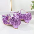 thumbnail image 5 of Gyratedream Girl's Crystal Bling Princess Shoes Fashion Bow-Knot Perform Dance Shoes Soft Soles Sandals, 5 of 7