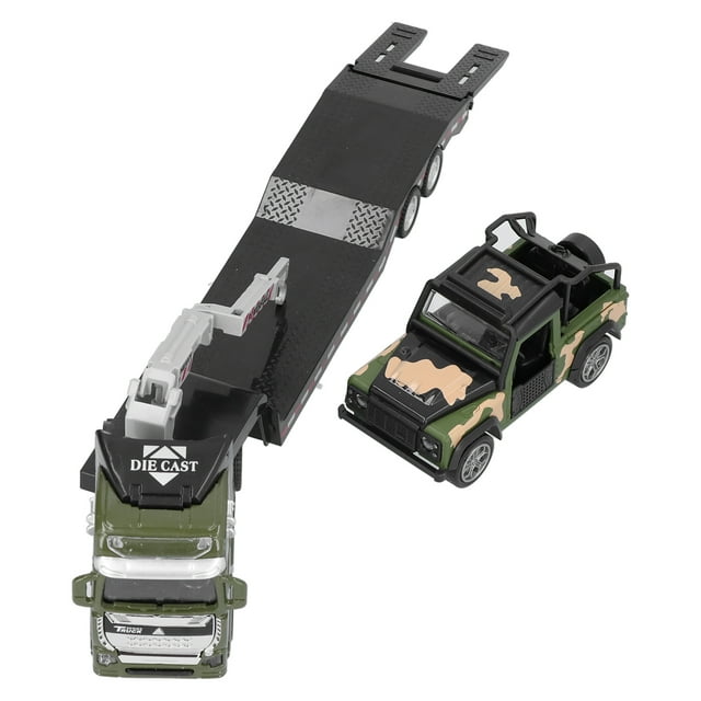 Simulación de coches todoterreno, camiones militares, modelo de juguete, vehículo de juguete para niños