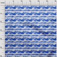thumbnail image 3 of oneOone Rayon Dark Blue Fabric Asian Wave Sewing Craft Projects Fabric Prints By Yard 56 Inch Wide, 3 of 4