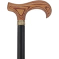 thumbnail image 5 of Derby Comfort Cane with Stained Ash Wood Handle, Black Beechwood Shaft | Derby Handle Walking Cane for Men and Women Sturdy Walking Stick, 5 of 9