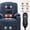 Blue, variant on Power Lift Recliner Chair with Massage and Heat for Elderly, Overstuffed Wide Recliners, Heavy Duty Motion Mechanism with USB and Type C Ports, 2 Steel Cup Holders