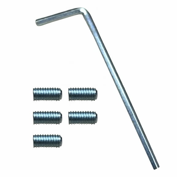 HIBIBUD Set Screw Kit Replacement for Single Handle Kitchen Faucet,Include 5 Set Screws and a Hex,One Handle Lavatory and Kitchen Faucets Replacement Kit