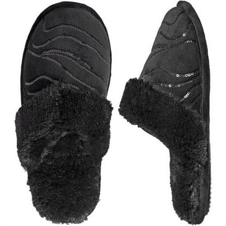 Dearfoams Women's Sequin Clog Slipper