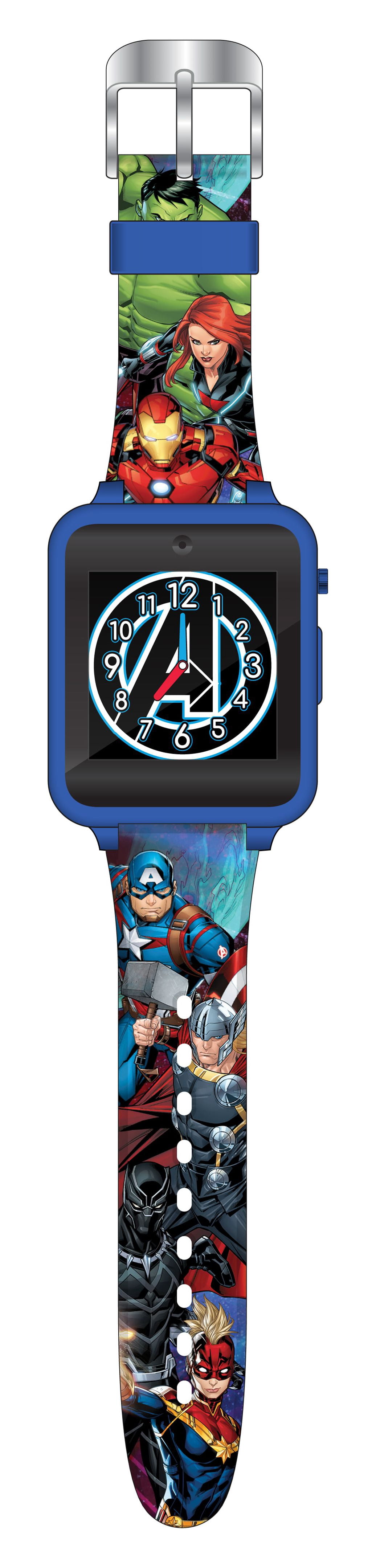 Marvel The Avengers iTime Unisex Child Interactive Smart Watch with Silicone Strap (AVG4709WM)