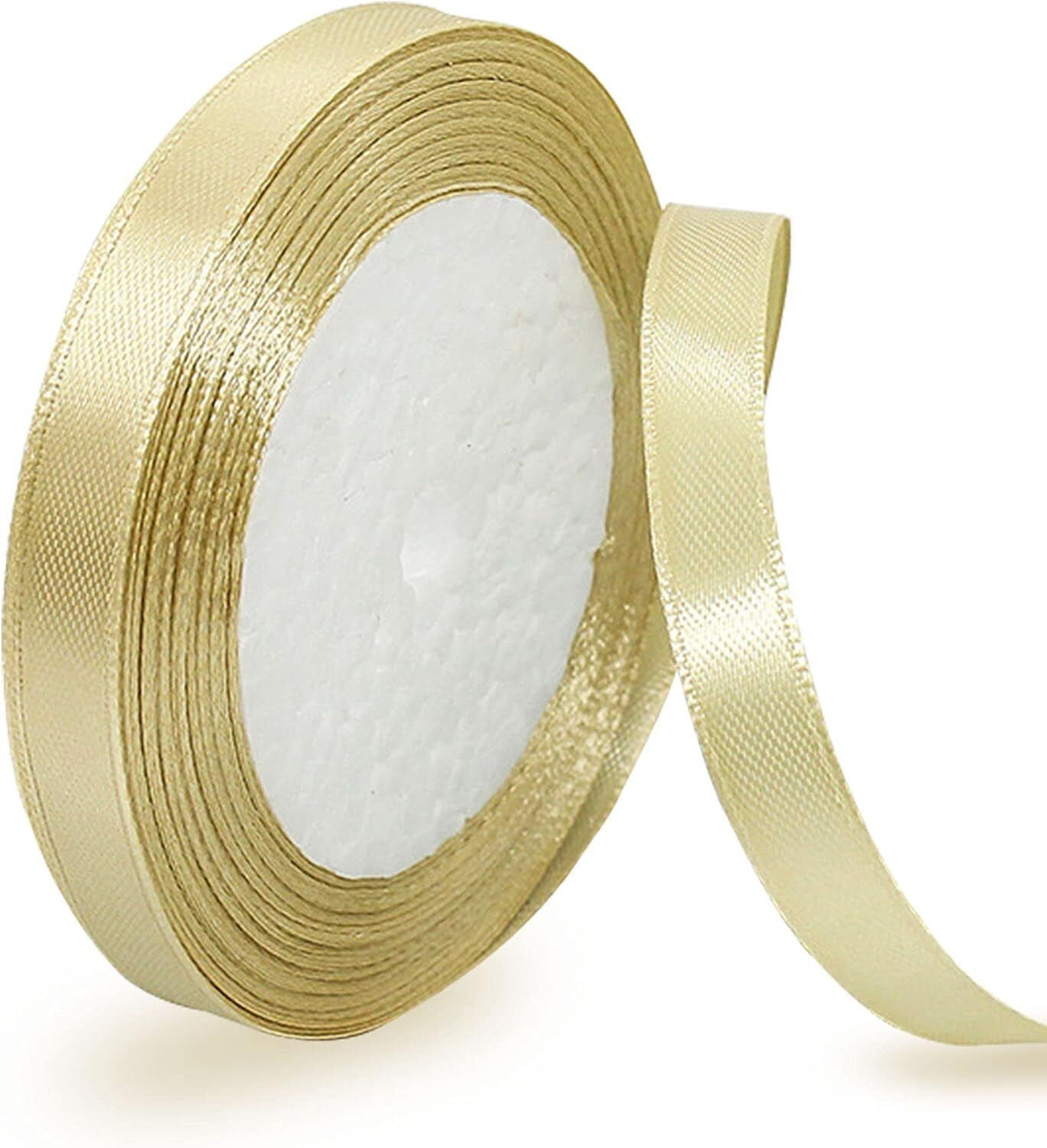 3/8" Grosgrain Ribbon 25 Yards Color Solid Double Faced Bulk Craft Wedding Decor
