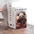 thumbnail image 6 of Naloa Cute Cloud Panda 2 Pcs Bookend Large Capacity Office Book Ends for Home Office Library School Study Decoration, 6 of 8