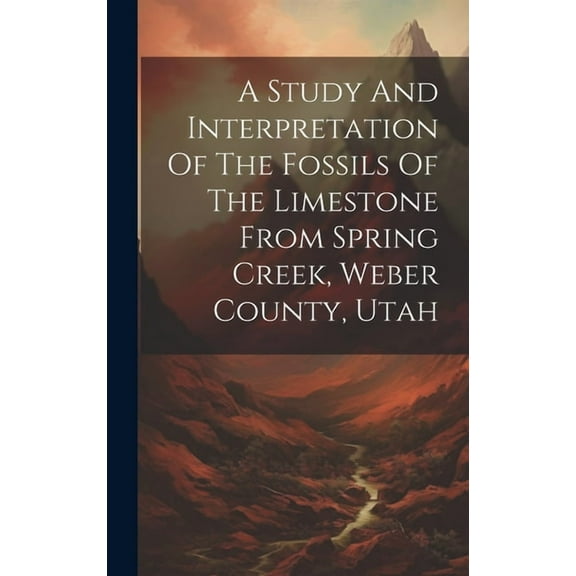 A Study And Interpretation Of The Fossils Of The Limestone From Spring Creek, Weber County, Utah (Hardcover)