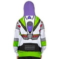 thumbnail image 6 of Disney Pixar Toy Story Men's I Am Buzz Lightyear Astronaut Costume Adult Sweatshirt Zip Hoodie, 6 of 6