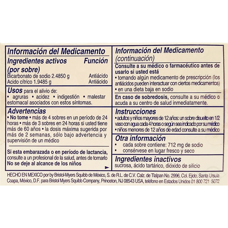 Picot Antacid 0.17 oz (Pack of 12) - Sal de Uvas Antiacido 