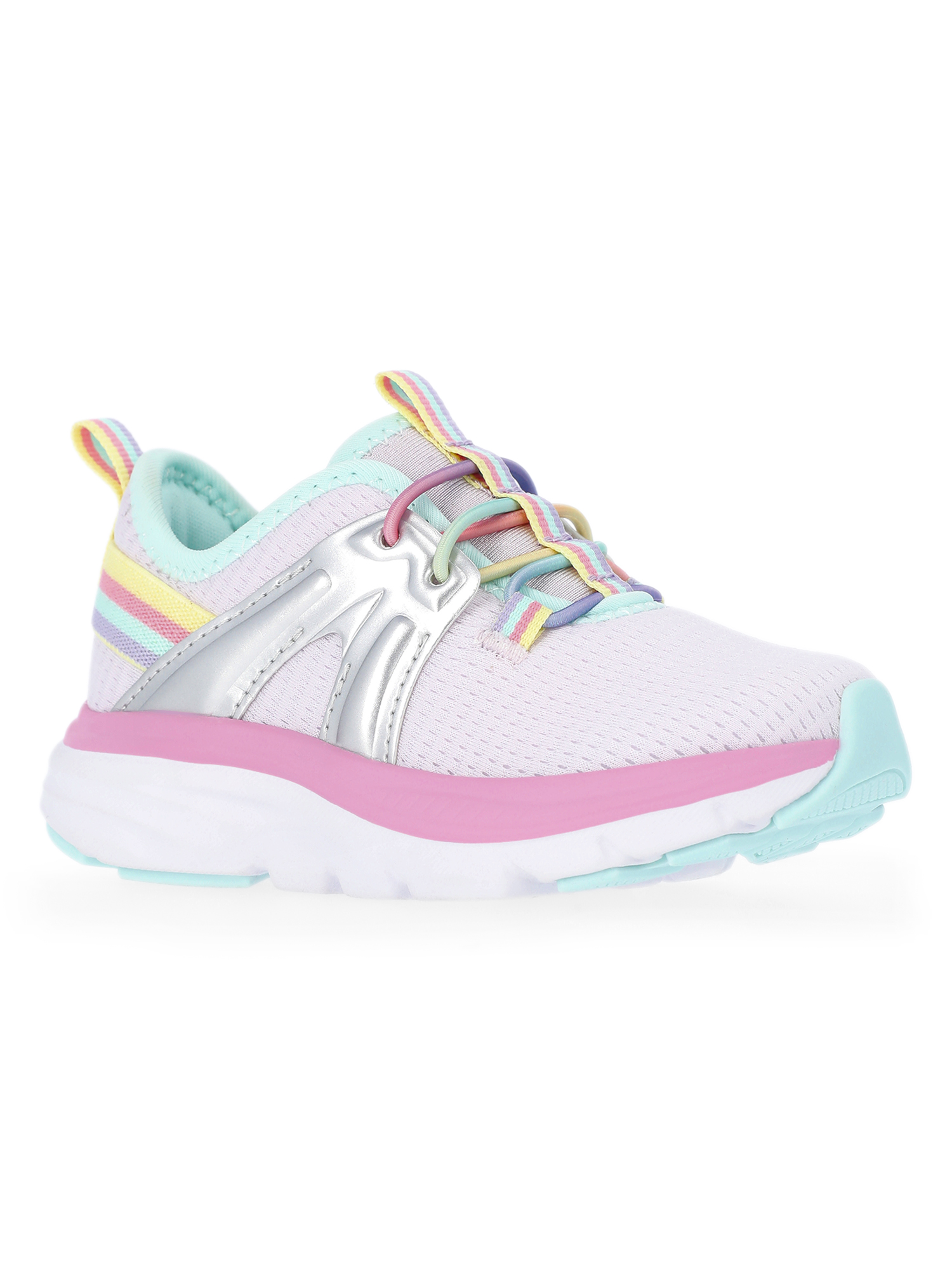 Athletic Works Girls Cage Knit Slip On Sneakers