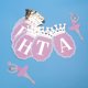 thumbnail image 1 of TABLETREANDS Guirnalda De Rosa Con Letras Especiales Para Cumpleaños Tema Ballet, 1 of 7