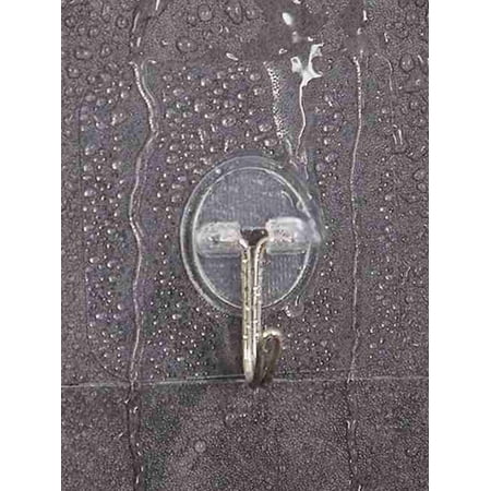 

1pcs Transparent Adhesive Hooks Hook Heavy Duty Wall Waterproof Hooks O9B4