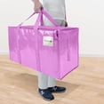 thumbnail image 2 of Bolsa de mudanza TICONN Extra Grande Volumen de 68L Rosa Paquete de 2, 2 of 9