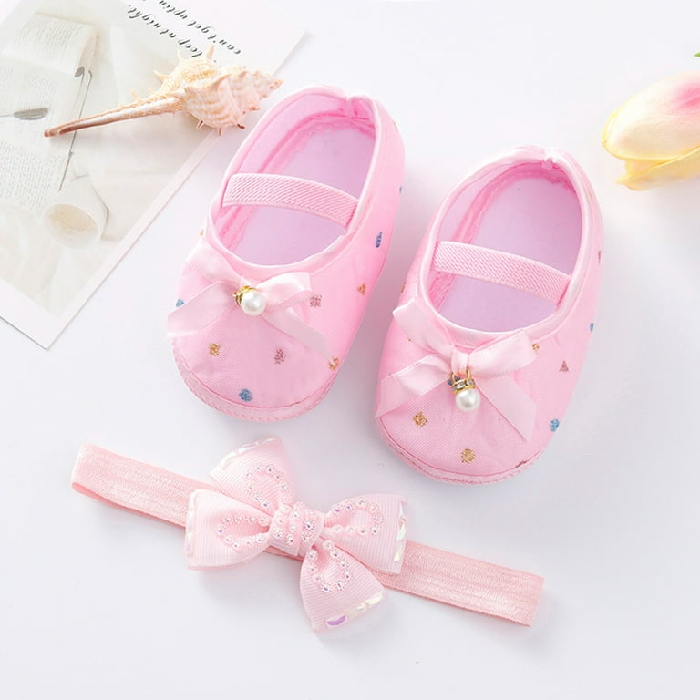 Baby Girls Shoes Princess Bow Spring New Non Slip Soft Bottom Little  Children Shoes Size 21 25 From Dear_kids2019, $14.1
