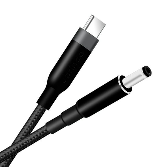 Fast Charging Laptop Power Cord USB C Tip to DC4.5x3.0mm 20V for Notebook Power Supply Charging Cable Braided Wire