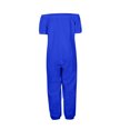 thumbnail image 5 of HUPOM Handerpants Gloves Pants Chinos High Waist Rise Short Straight-Leg Blue 2XL, 5 of 5