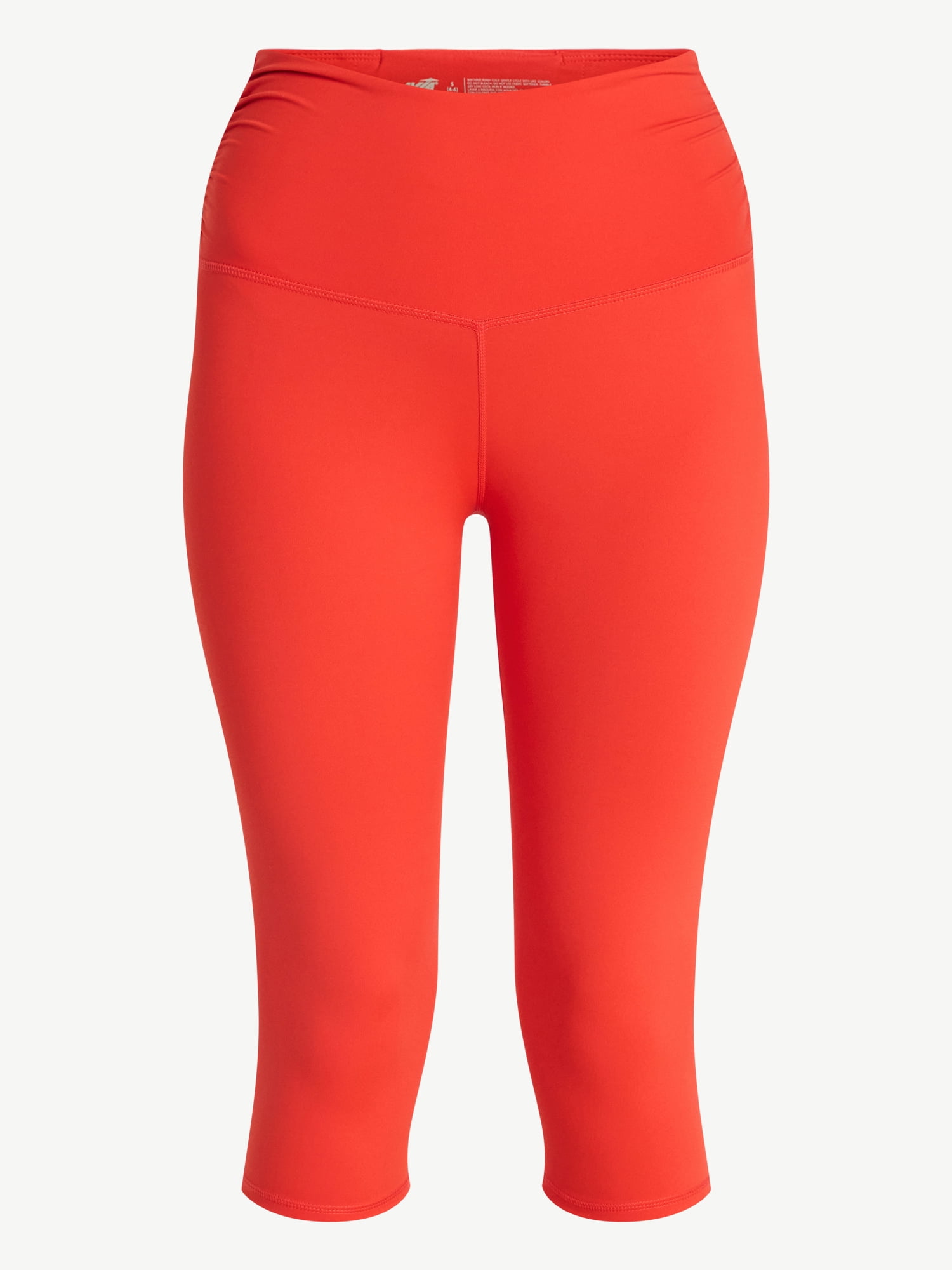 Avia Women's Side Ruched Color Capri, Sizes XS-XXXL