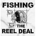 thumbnail image 2 of Fishing Reels Funny Fisher Pun Joke Men's Big & Tall Graphic Hoodie Brisco Brands 2X, 2 of 5