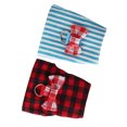 thumbnail image 3 of a Hammock Walking Rope Blue Extra Small Glass Cage Dwarf Ferret Russian Outfits Small Animals Traction Rope Chest Strap Red Grid Blue Stripes 2 Pieces, 3 of 7
