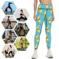 thumbnail image 4 of BANANA Leggings Pants sport high waist push up legging Womens Leggings, 4 of 6