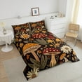 thumbnail image 3 of Groovy Flowers Quilt Twin Size, 70S Retro Floral Comforter Set 80S 90S Hippie Flower Bedding Set Vintage Boho Psychedelic Mushrooms Bedding Comforter Sets 2 Pieces With 1 Pillow Case, 3 of 5