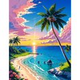 thumbnail image 1 of 5D Diamond Painting Set – Dreamy Landscape Painting, Adult Version, Fully Diamond DIY Art, Frameless., 1 of 8