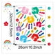thumbnail image 2 of Calcomanías de pared con citas inspiradoras y coloridas: positividad salpicada en tu espacio Handprint Haven, 2 of 6