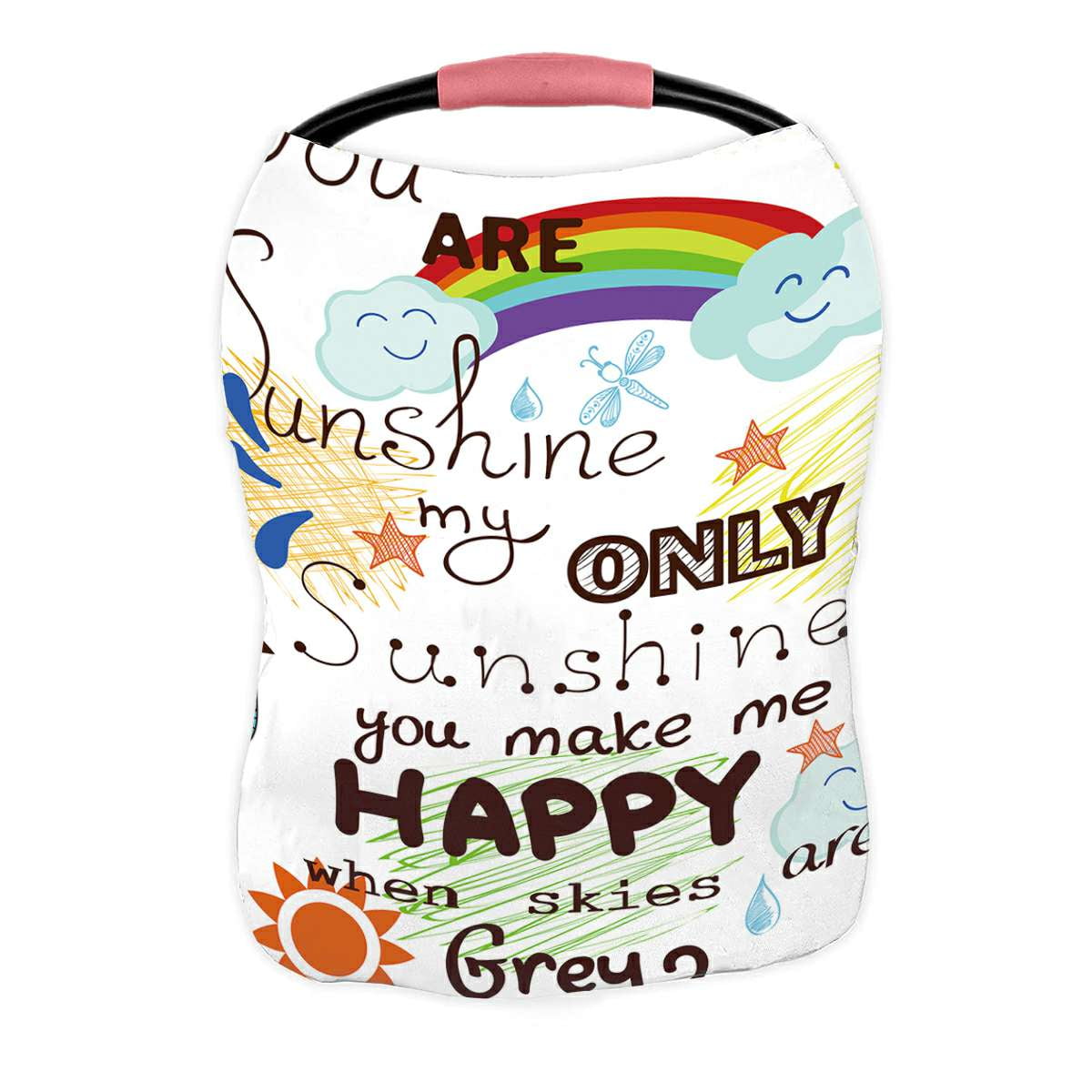ECZJNT You are my sunshine bird cloud sun Nursing Cover Baby Breastfeeding Infant Feeding Cover Baby Car Seat Cover