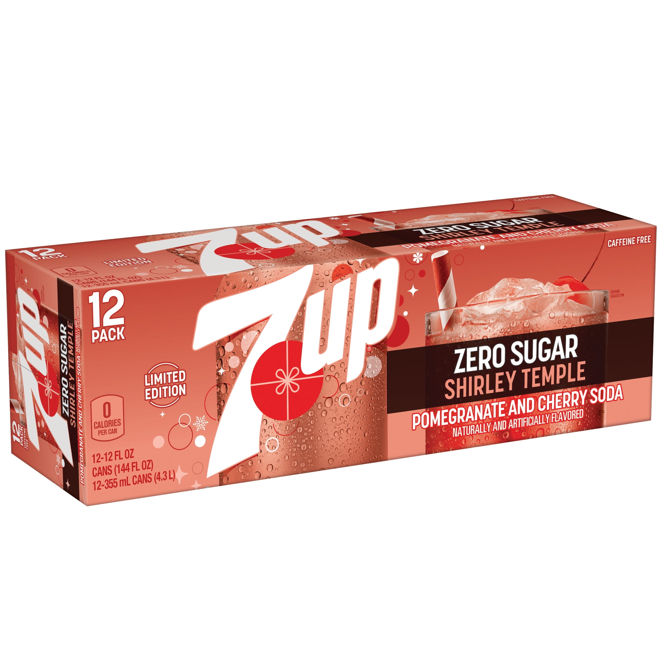 7UP - Brandclub - 7UP Caffeine Free Shirley Temple Pomegranate and