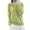 Green, variant on Sweater for Women Long Sleeve Loose Fit Fall Fashion V Neck Pullover with Ribbed Hem