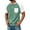 Mint Green, variant on GrmtClth Mens Short Sleeve Raglan Waffle Knit Henley T-Shirt Casual Color Block Tops with Chest Pocket Lightweight Button Placket Tees Summer Daily Wear Baseball Style Henley Shirts Light Blue M