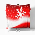 thumbnail image 3 of Couverture à motif de flocon de neige pour garçons et filles, thème de Noël léger, jeté de glouton, arbre de Noël, canapé, lit, canapé, festival, cadeau, 3 of 4