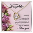 thumbnail image 4 of To My Daughter Raising You Forever Necklace w Message Card, 4 of 20